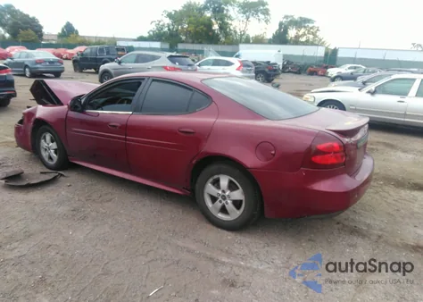 2005 Pontiac Grand Prix Gt z USA, uszkodzony, nr VIN 2G2WS522651318771